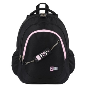 Ghiozdan St.Right, 4 Compartimente, Impermeabil, Pink K-POP BP06 42x31x22cm - Img 1