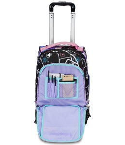 Ghiozdan Troler, Mitama, Tija Dubla, DR. Trolley Junior Flower Fashion, 49x31X20cm 35l - Img 7