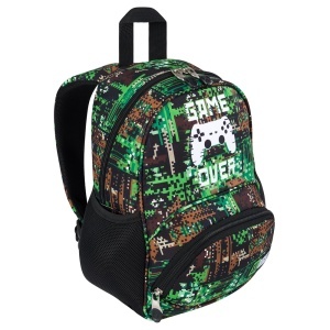 Ghiozdanel Gradinita si Excursii, St.Right, Impermeabil, Colectia - Game Over 2025 BP70 32x22x11.5cm