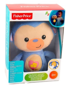 Iepure de plus Fisher Price, Maimutica linistitoare si stralucitoare, 0+ani