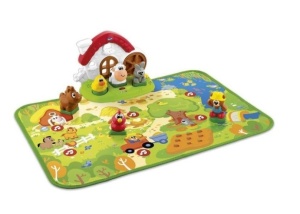 Joc educativ ferma pentru copii, Covoras cu Figurine