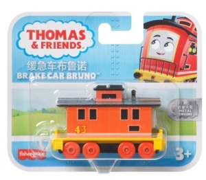 Locomotiva Metalica Thomas & Friends - Push Along, Brake Car Bruno