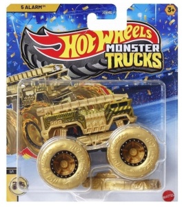 Mașinuță metalică Hot Wheels Monster Trucks 1:64 - 5 Alarm Gold Edition (Mattel - JCH46)