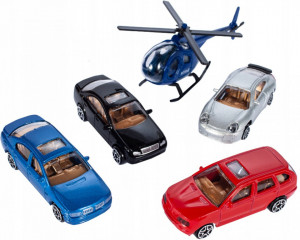 Parcare pentru Masinute cu Lift Parter + 3 Etaje, cu 4 Masinute si un Elicopter - Img 6
