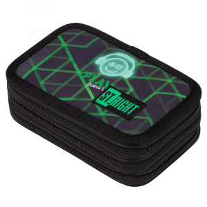 Penar Echipat cu 3 Fermoare, St.Right, Colectia - Play New Level PC05, 19x13x7cm - Img 1