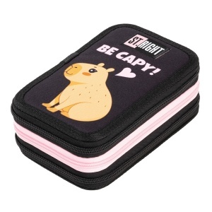 Penar Echipat cu 3 Fermoare, St.Right PC05 Be Capy, 19x13x7cm