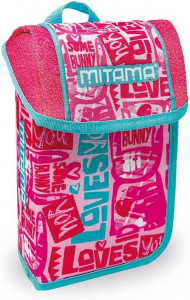 Penar Echipat Upside, Mitama, cu 1 Fermoar si 2 Extensii, 43 Piese, 23.5x14x8.5cm, Love, Rosu