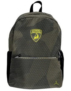 Rucsac Lamborghini, Reflectorizant, Gri 76763, 2 Fermoare, 44x32x18cm