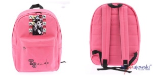 Rucsac Slim, Taylor Swift, Pink Glitter, Impermeabil 41cm