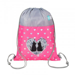 Sac Sport, St.Majewski, Gama St.Right Sequin Cats SO01 cu Paiete