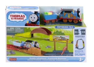 Set de joaca Thomas & Friends - Muddy motorizata si accesorii