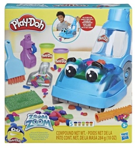 Set Play-Doh, Hasbro, Aspirator Zoom Zoom, 284g Plastilina, 3+ani