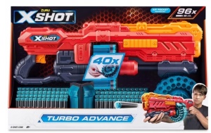 Blaster Excel Turbo Advance, Zuru, Plastic, 96 proiectile, +8 ani