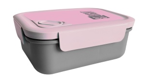 Cutie de Sandwich cu 4 Compartimente - Pink & Grey - Img 3