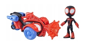 Figurina Spidey, Hasbro, cu vehicul si accesorii, Cutie Carton