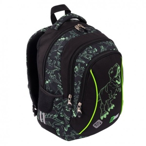 Ghiozdan Prescolari, Impermeabil, Colectia St.Right - Reflective T-Rex BP26, 39x27x17cm - Img 3