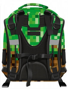 Ghiozdan Prescolari si Scolari, 2 Compartimente, St.Majewski, Ergonomic, Ajustabil pe Inaltime, Colectia St.Right - PX HB01 39x29x17cm - Img 2