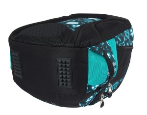 Ghiozdan Prescolari, St.Right, 3 Compartimente, Impermeabil, Neon Football BP26, 39x27x17cm - Img 4