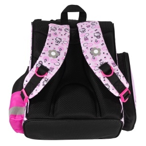 Ghiozdan Scolar Rigid St.Majewski - Hello Kitty Pink, Ergonomic, Ventilatie - Img 2