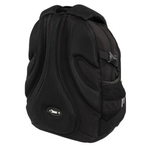 Ghiozdan Scolar St.Right BP01 Black Cat, 4 Compartimente, Ergonomic, 43x32x21cm - Img 4