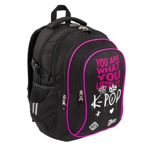 Ghiozdan Scolar St.Right BP01 K-Pop Rhythm 4 Compartimente, Ergonomic, 43x32x21cm - Img 3