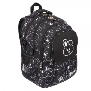 Ghiozdan St.Right, Ergonomic, Impermeabil, Colectia - Clever Bunny BP01, 43x32x21cm - Img 3