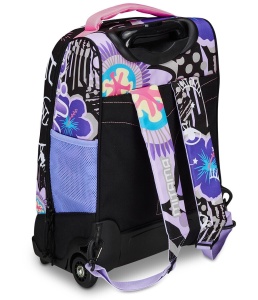 Ghiozdan Troler, Mitama, Tija Dubla, DR. Trolley Junior Flower Fashion, 49x31X20cm 35l - Img 8