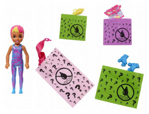 Papusa Barbie Color Reveal - Chelsea Neon Tie Dye - Img 3