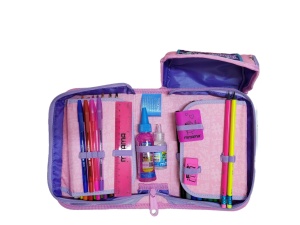 Penar Echipat Upside, Mitama, cu 1 Fermoar si 2 Extensii, 43 Piese, Just Shine, 23.5x14x8.5cm - Img 4