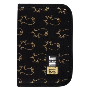 Penar St.Right, cu 1 Fermoar si 2 Extensii, Neechipat, Golden Cats PC03, 20.5x14x3.5 cm