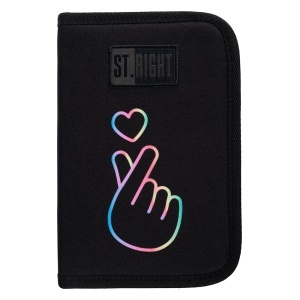 Penar St.Right, cu 1 Fermoar si 2 Extensii, Neechipat, Pastel K-Pop PC03, 20.5x14x3.5 cm