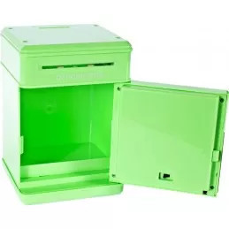 Pusculita tip Seif pentru Copii, MalPlay, Verde - Img 3