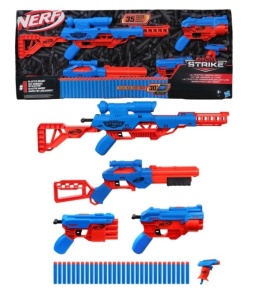 Set 5 Pistoale Nerf, 8+ ani Alpha Strike