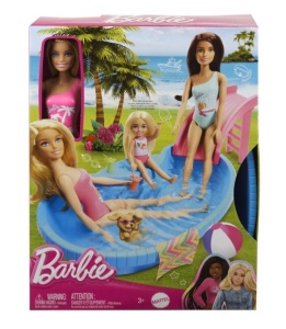 Set de joaca Barbie - Barbie blonda si piscina - Img 2