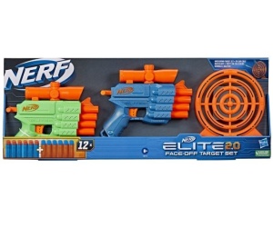 Set Pistoale de jucarie Nerf Elite 2.0 Face-Off Target +8ani