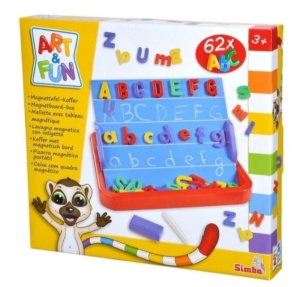 Tabla magnetica Simba Art and Fun ABC, 62 pcs 3+