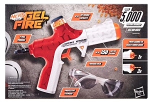 Blaster Nerf, Gel Fire twist shot, cu Ochelari Protectie si 5000 rezerve