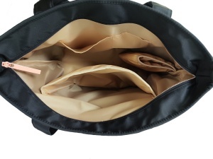 Geanta de Umar Pro Bag Premium, "Tote Bag", Neagra, 42x34x14cm - Img 4