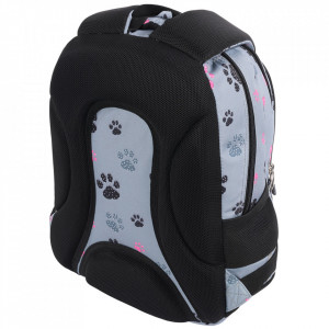 Ghiozdan Prescolari, Ergonomic, Impermeabil, Elemente Reflectorizante, Colectia St.Right - Paws BP26, 39x27x17cm - Img 5