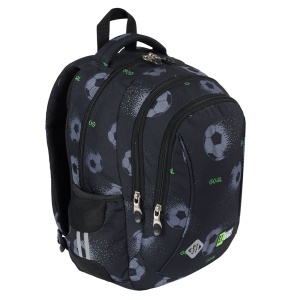 Ghiozdan Prescolari, St.Right, 3 Compartimente, Impermeabil, Pixel Balls BP26, 39x27x17cm - Img 2