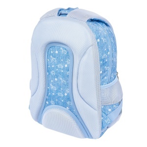 Ghiozdan Scolar Copii St.Right BP26 Meow Mood, 3 Compartimente, Ergonomic, 20L, 39x27x17 cm - Img 3
