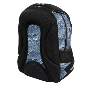 Ghiozdan Scolar Copii St.Right BP26 Moon View, 3 Compartimente, Ergonomic, 20L, 39x27x17 cm - Img 4