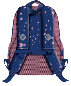 Ghiozdan Scolar Copii St.Right BP26 Pink Ballerina, 3 Compartimente, Ergonomic, 20L, 39x27x17 cm - Img 2