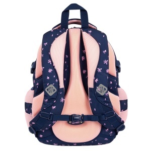 Ghiozdan Scolar St.Right BP01 Pink Ballerina, 4 Compartimente, Ergonomic, 43x32x21cm - Img 3