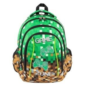 Ghiozdan Scolar St.Right BP04 - Game Zone, 4 Compartimente, Ergonomic, 43x32x20cm