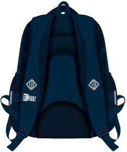 Ghiozdan Scolar St.Right BP06 - Moonlight Heart, 4 Compartimente, Ergonomic, 42x31x22cm - Img 2
