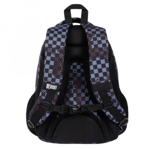 Ghiozdan Scolar, St.Right, Impermeabil, Colectia - ChessBord Crush BP05, 42x30x19cm - Img 3