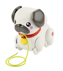 Jucarie de tras Fisher Price - Catel interactiv, cu miscari si sunete