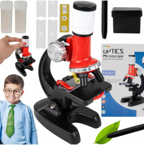 Microscop de jucarie cu accesorii, 10 elemente, MalPlay - Img 3