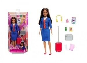 Păpușă Barbie Career - Stewardesă / Flight Attendant (Mattel - HYT60)